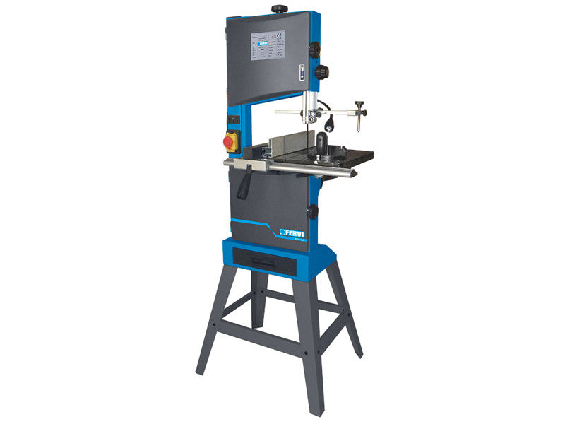 Scie à ruban pour bois Fervi 0509/245 avec lampe LED, 230 V, 0,375 kW