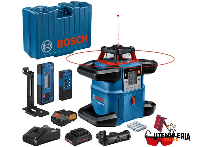 Bosch niveau laser rotatif GRL 600 CHV Professional 18V portée 600m rouge