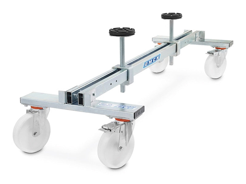 OMCN Jolly 250/B Transportwagen, Tragfähigkeit 1200 kg, 4 schwenkbare Stahlräder 