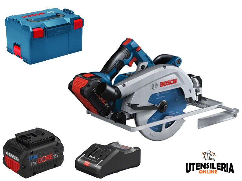 Bosch scie circulaire sans fil GKS 18V-68 GC BITURBO pour bois en kit