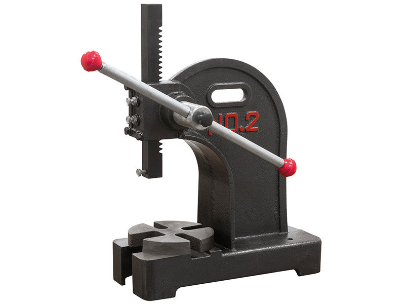 Presse manuelle à crémaillère Fervi P022/20 avec table tournante, 20000N
