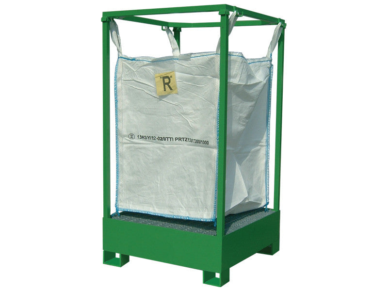 Conteneur porte Big Bag Carvel 1000x1000x1850mm avec cuve de rétention