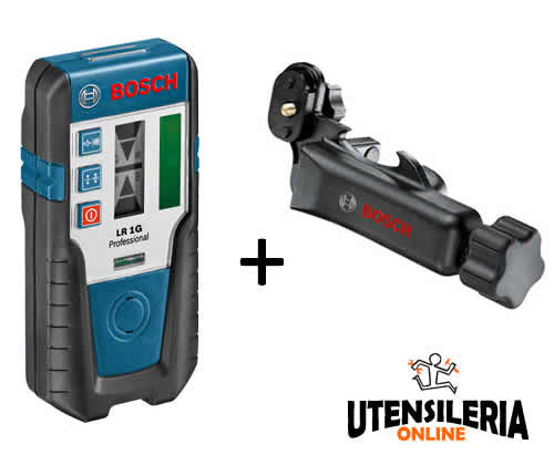 Bosch Professional récepteur laser LR 1G faisceau vert portée 150m bleu