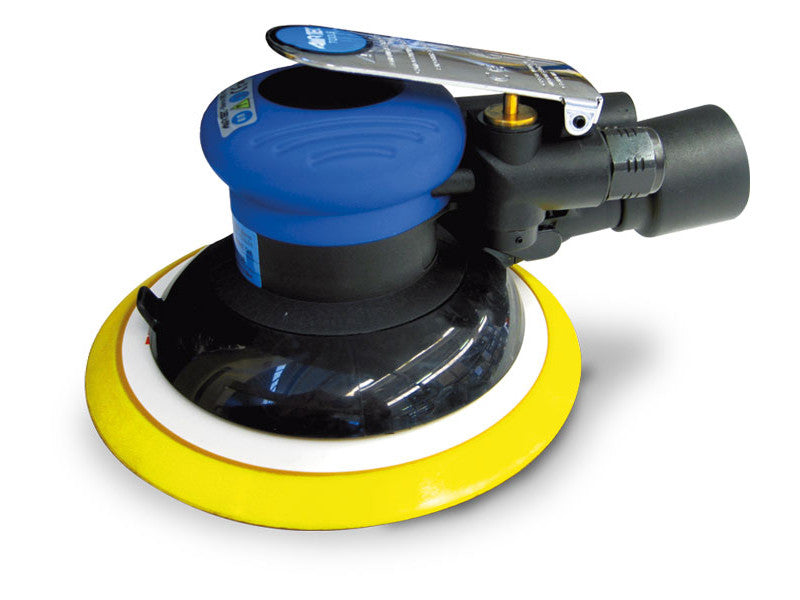 Ponceuse palmaire orbitale aléatoire pneumatique Airtec 533 150mm avec aspiration, orbite 5mm