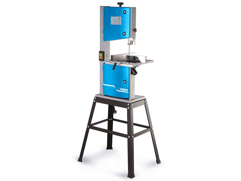 Fervi scie à ruban pour bois 0302/245 avec table en aluminium 230 V 0,42 kW
