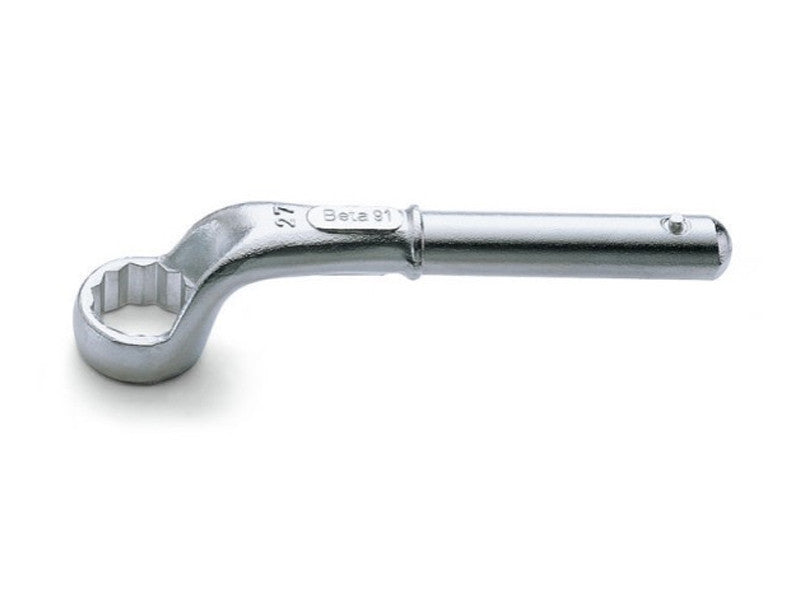 Beta Utensili clé polygonale coudée 91 avec attaque pour levier de manœuvre 80mm