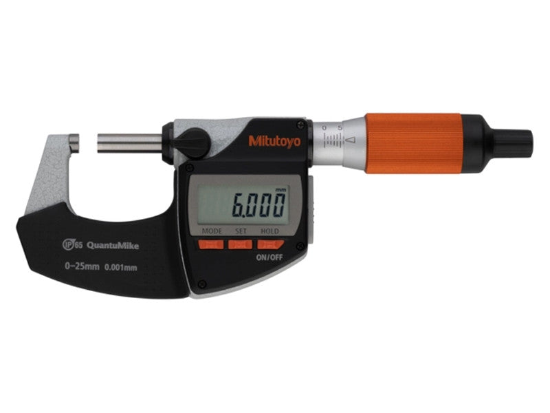 Mitutoyo micromètre numérique extérieur QuantuMike 293-140-40 0-25 mm résolution 0,001 mm IP65 sortie bidirectionnelle