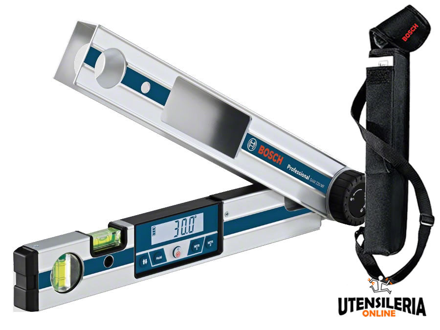 Bosch Professional cyfrowy kątomierz GAM 220 MF, dokładność 0-220°
