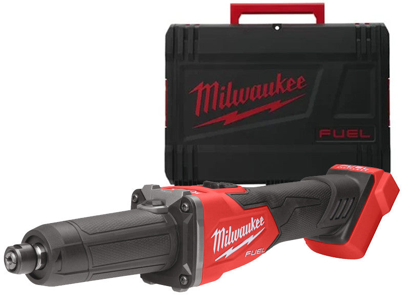 Milwaukee M18 Fuel FDDRB Akku-Geradeschleifer mit Bürstenmotor, 6-8 mm, Rot/Schwarz