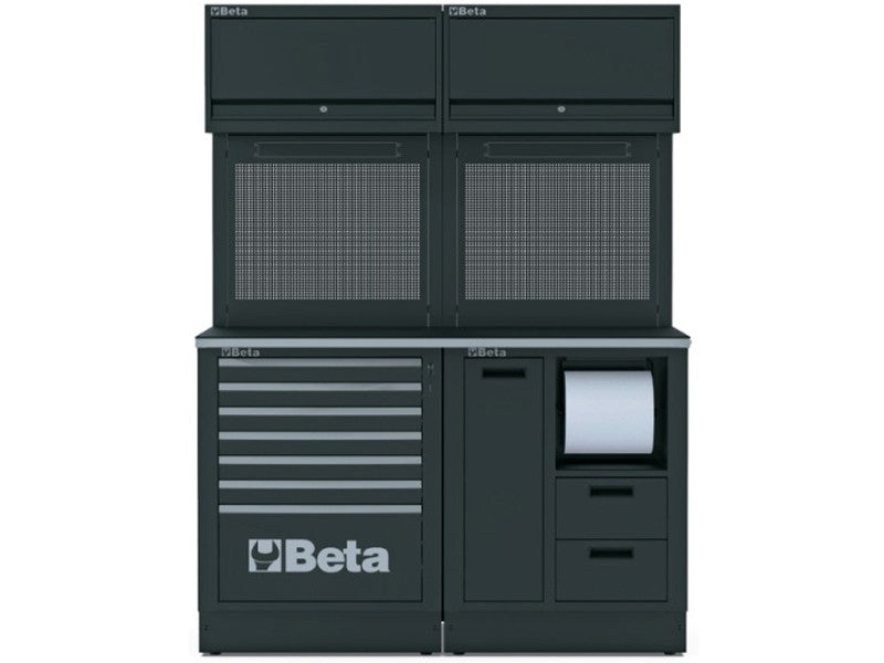 Beta mobilier atelier modulaire RSC50 A 1495x690x2000mm gris robuste