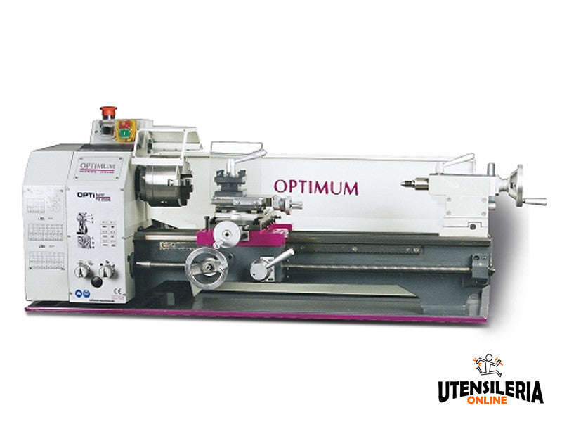 Optimum TU2807 Präzisions-Paralleldrehmaschine, 140 x 700 mm Durchmesser, 850 W, 400 V 
