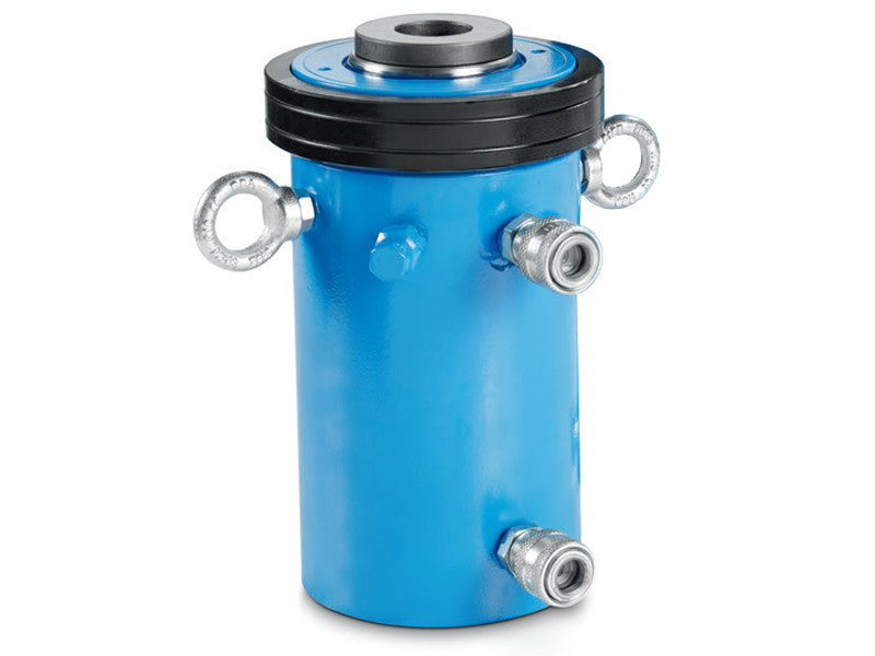 Vérin hydraulique OMCN 367/N double effet compact 37t 22t bleu