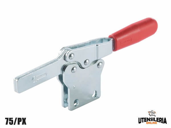 Speedy block système de serrage rapide horizontal 75/PX acier inox 118,5mm