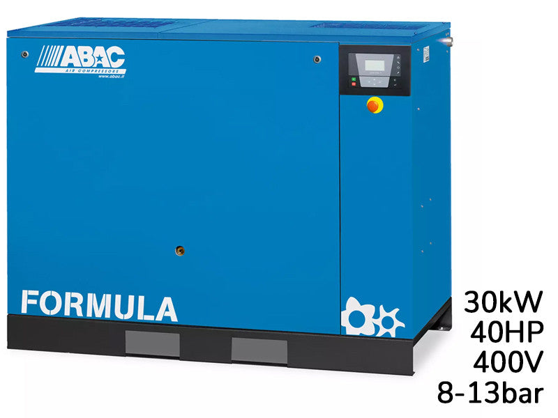 Abac compresseur rotatif à vis Formula 30 kW vitesse fixe sur socle 8-13 bar