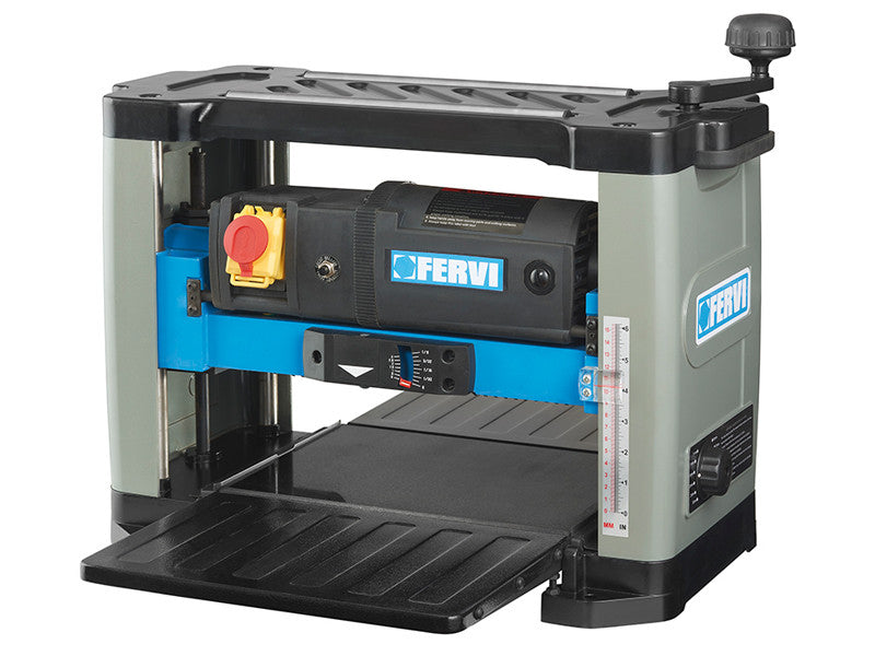 Rabot-dégauchisseuse portable pour bois Fervi 0517A avec table en granit – 1,5 kW 230V