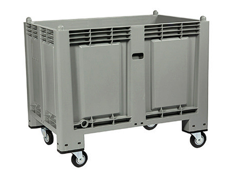 Caisse palette Carvel 1200x800x1000mm en polypropylène avec roues, 600 L