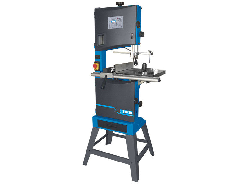 Scie à ruban pour bois Fervi 0509/305 avec lampe LED, 230 V, 0,75 kW