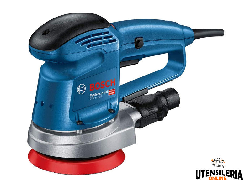 Bosch ponceuse excentrique GEX 34-125 Professional 340W plateau 125mm