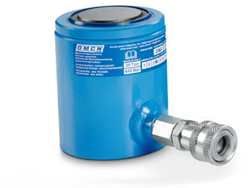 OMN 361/CM 20-Tonnen-Hydraulikzylinder mit universeller blauer Federrückstellung 
