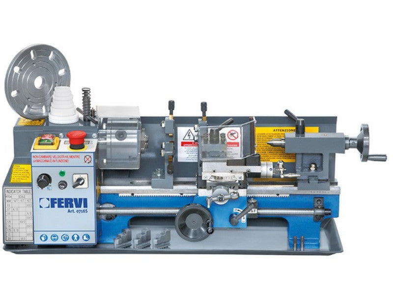Tour parallèle Fervi 0716S à vitesse variable 230V 0,6 kW