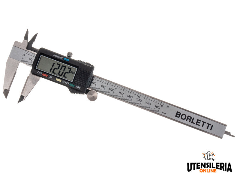 Pied à coulisse numérique CDMD Borletti acier inoxydable 300mm réf.CDMD30