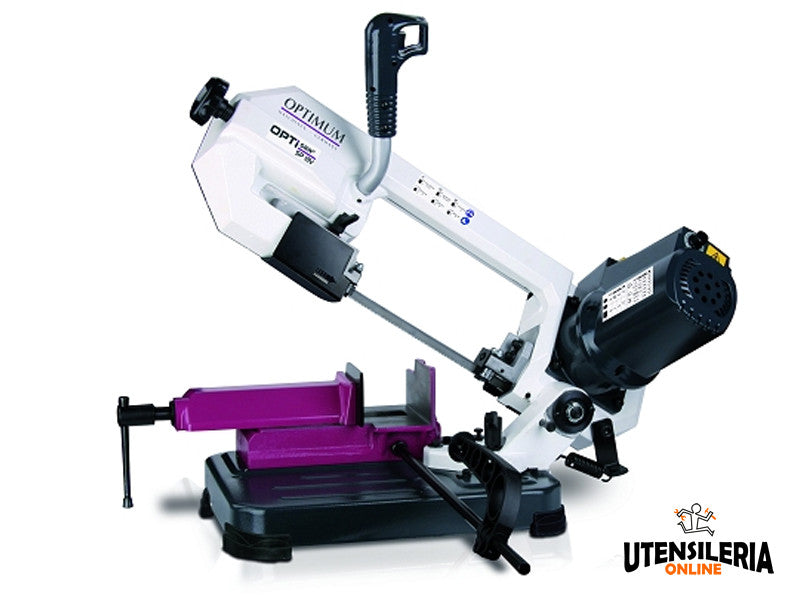 Optimum scie à ruban pour métaux LTF SP 13V 1000W coupe 125mm