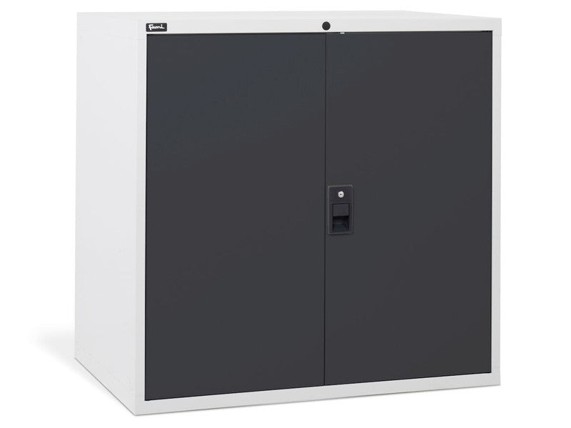Armoire de bureau Fami Master DE 1020x726x1000mm avec 2 portes battantes, 2000Kg - Gris/Anthracite RAL 7035+7016 réf.D53A100C01005PD
