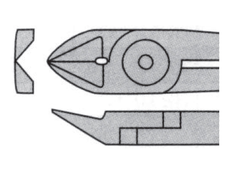 Lame à tranchant latéral Finat L30S inclinaison 30° coupe métaux pour tenailles TR30 et TR35
