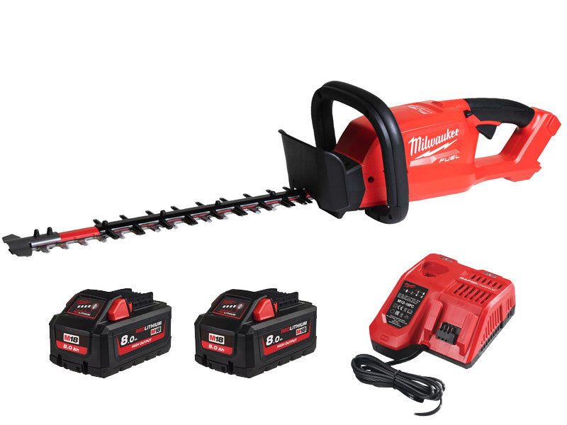 Milwaukee taille-haie à batterie M18 Fuel FHET45 lame bilatérale 450mm rouge