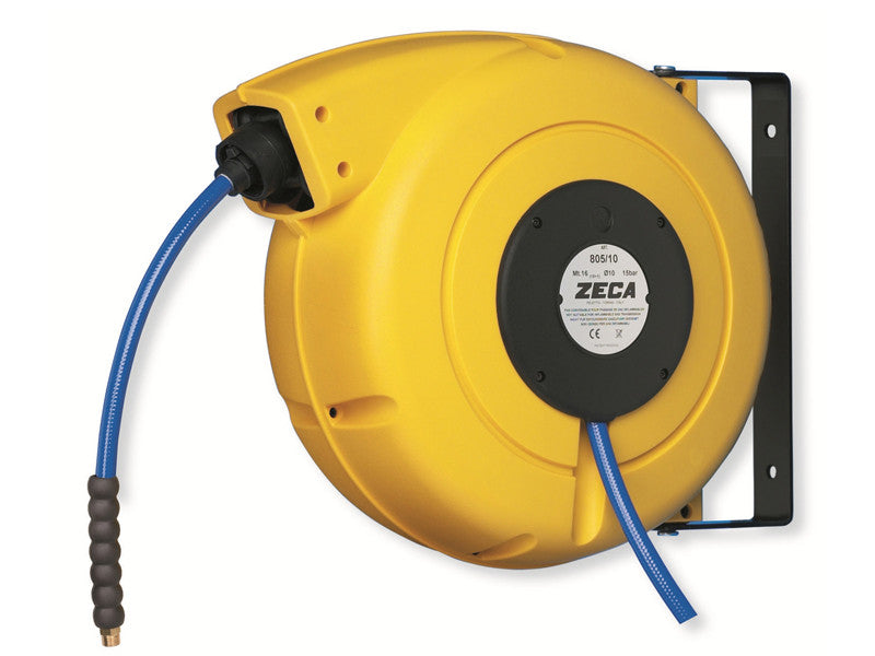 Zeca 805/10 Schlauchtrommel für Druckluft und Wasser, 10-mm-KPU-Schlauch, 16 m 