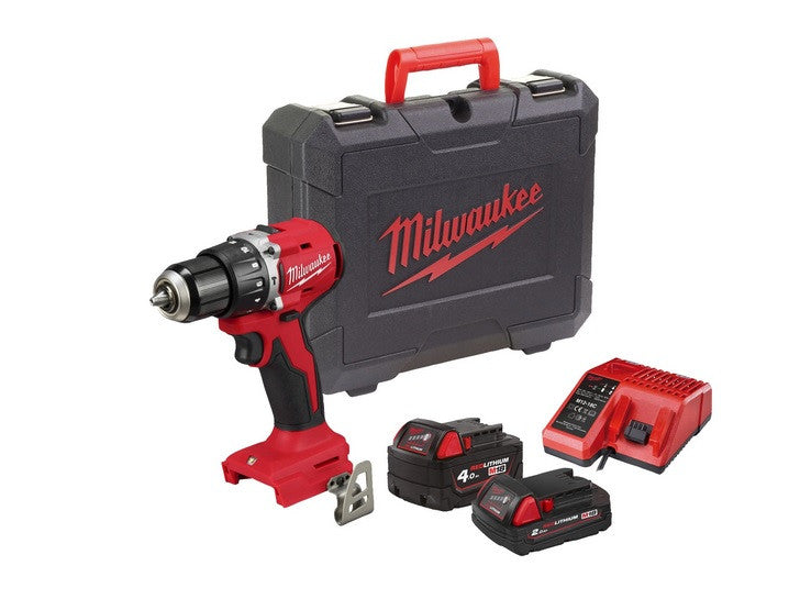 Milwaukee M18 BLPDRCMC-402C 18V Akku-Bohrschrauber 60Nm 2 x 4,0Ah Akkus
