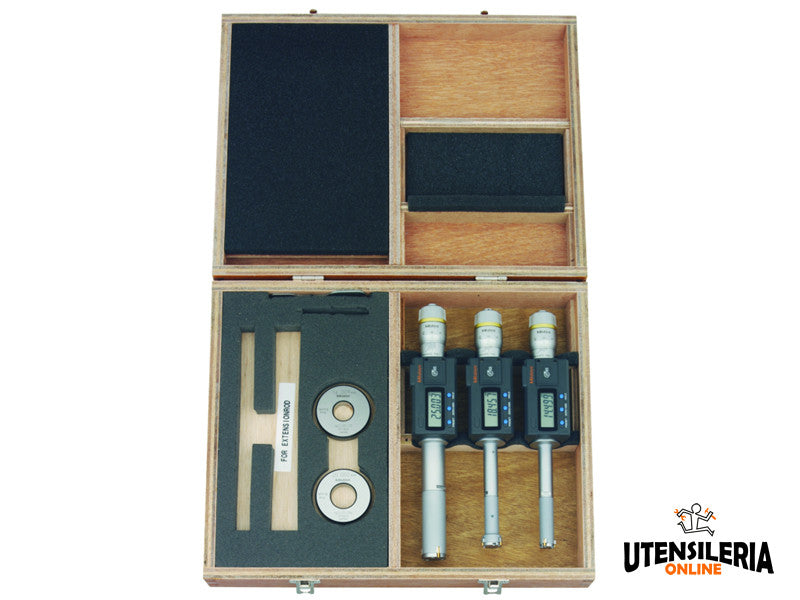 Mitutoyo jeu de micromètres d'intérieur numériques 3 touches Digimatic 12-25 mm IP65