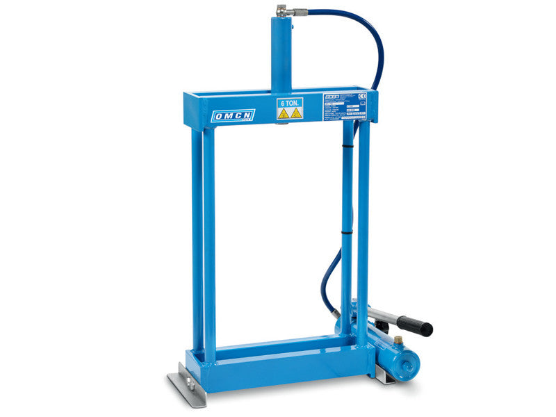 OMN 152 6-Tonnen-Tischhydraulikpresse aus blau geschweißtem Stahl 