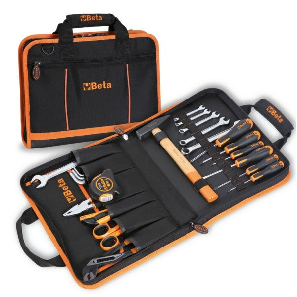 Beta trousse à outils pliante 2001/BZ27 VU 27 outils maintenance générale tissu haute résistance