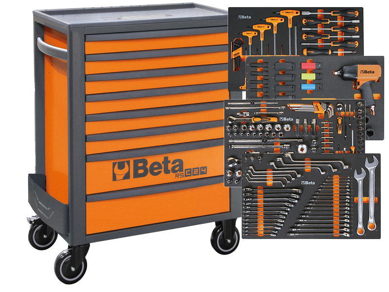Beta utensili chariot porte-outils RSC24 8 tiroirs 445 outils 800 kg orange