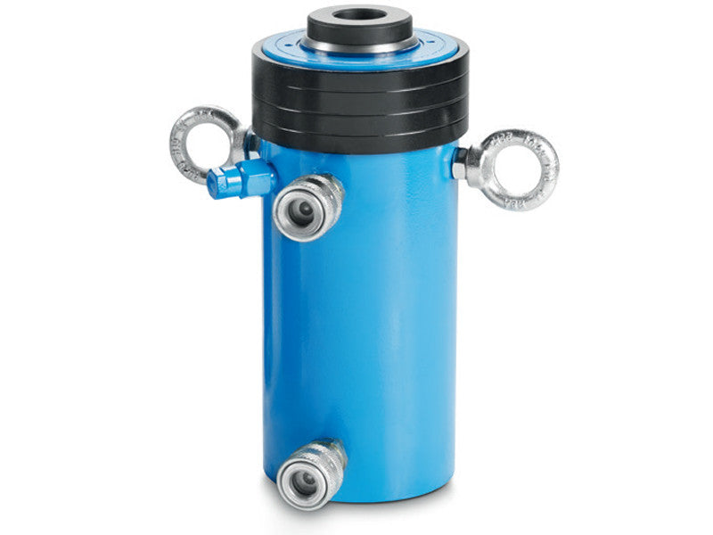 Omcn cylindre hydraulique 367/I double effet 24 tonnes 700 bar bleu