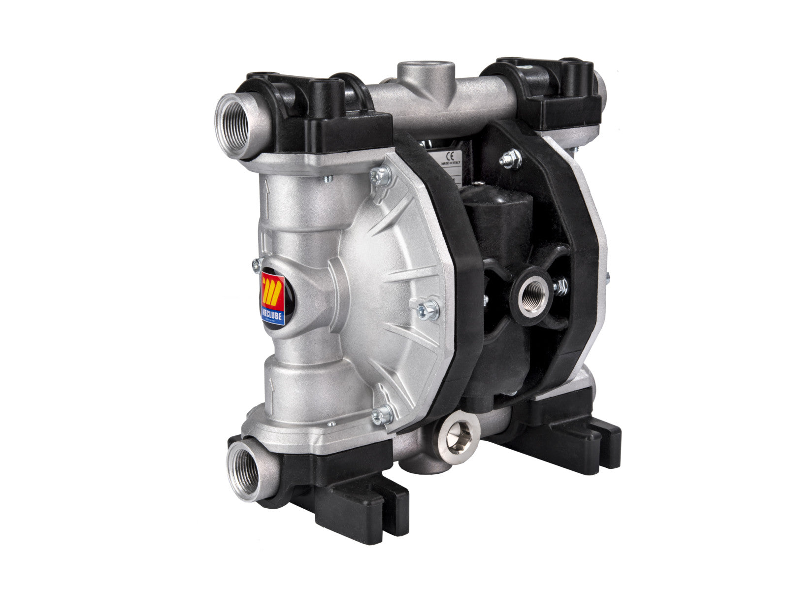 Meclube A110 Aluminium-Pneumatikpumpe, 110 l/min, Doppelmembran für Öle
