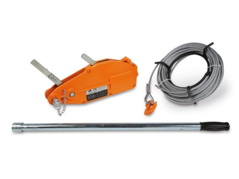 Beta Utensili 8148 1600 kg Handwinde, Aluminium, 20 m Seil, orange 