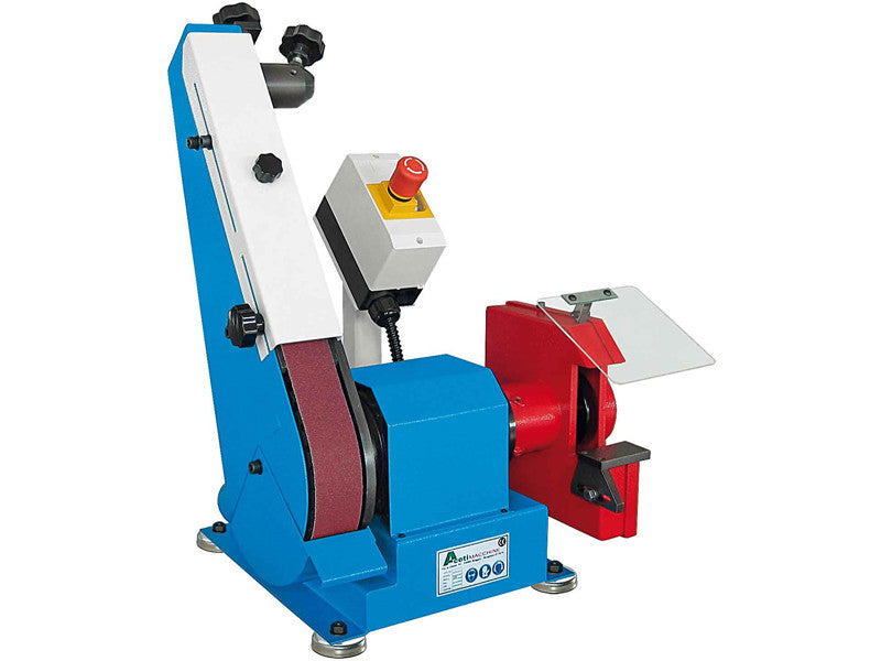 Aceti ART.136 1,1 kW 400 V Tischbandschleifmaschine mit 0-90° verstellbarem Arm