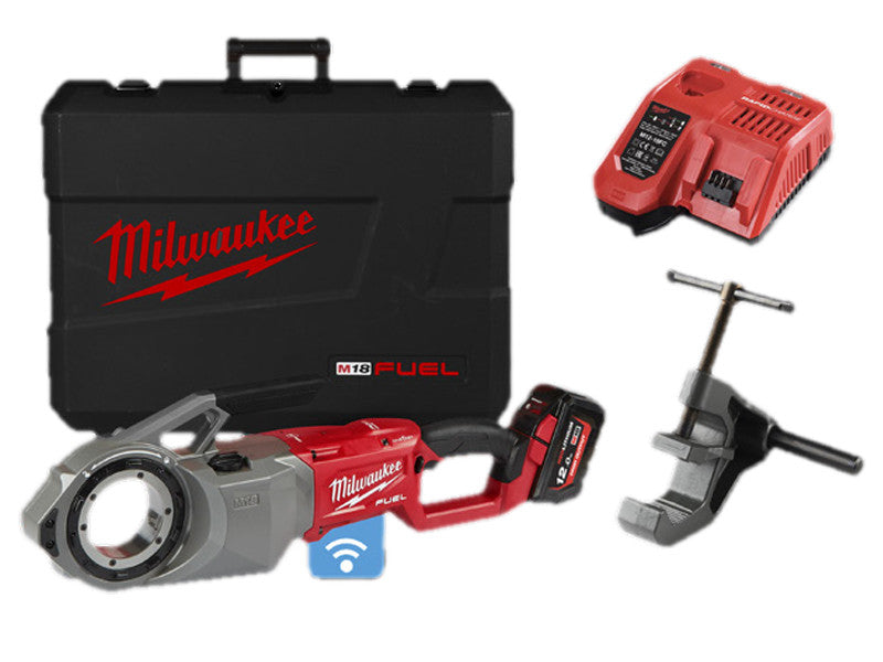 Milwaukee Fileteuse électrique M18 Fuel FPT2 à batterie 1/8 à 2 pouces Kit