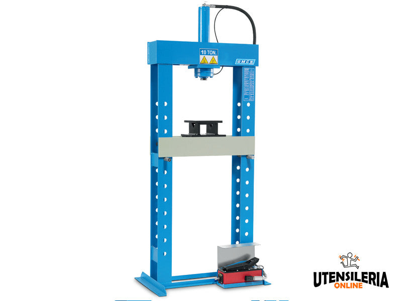 Omcn presse hydraulique 154 IP 10 tonnes hydropneumatique à pédale