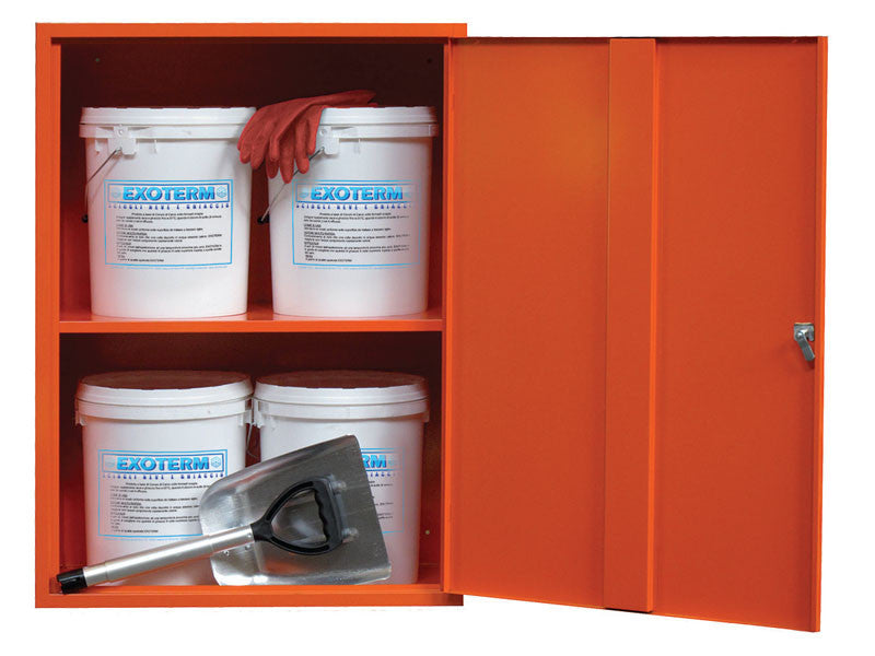 Armoire murale avec dégivrant en flocons Carvel Exoterm pour déglaçage des surfaces