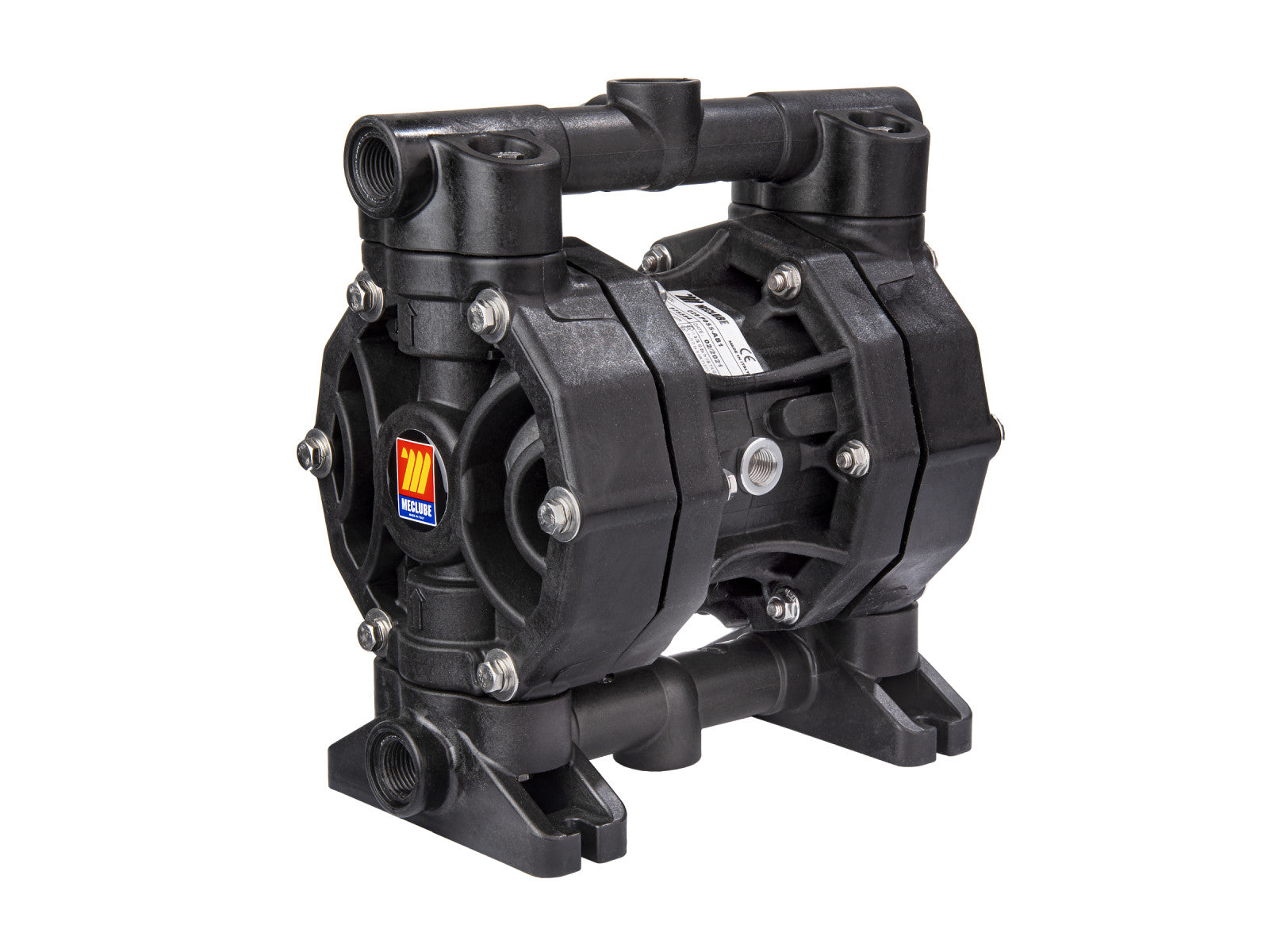 Meclube P55 Pneumatikpumpe, Doppelmembran, 55 l/min, Polypropylen