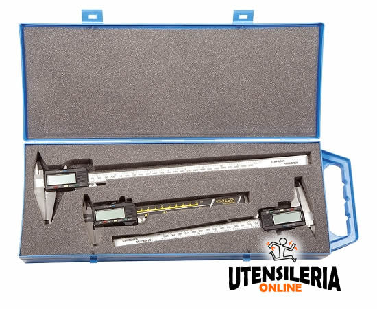 Ltf jeu de pieds à coulisse électroniques 327.606263/3 avec inserts en carbure acier inoxydable