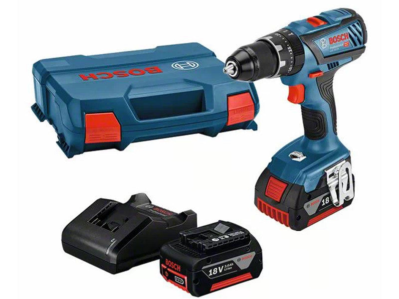 Bosch perceuse-visseuse à percussion sans-fil GSB 18V-28 2 batteries 3.0Ah