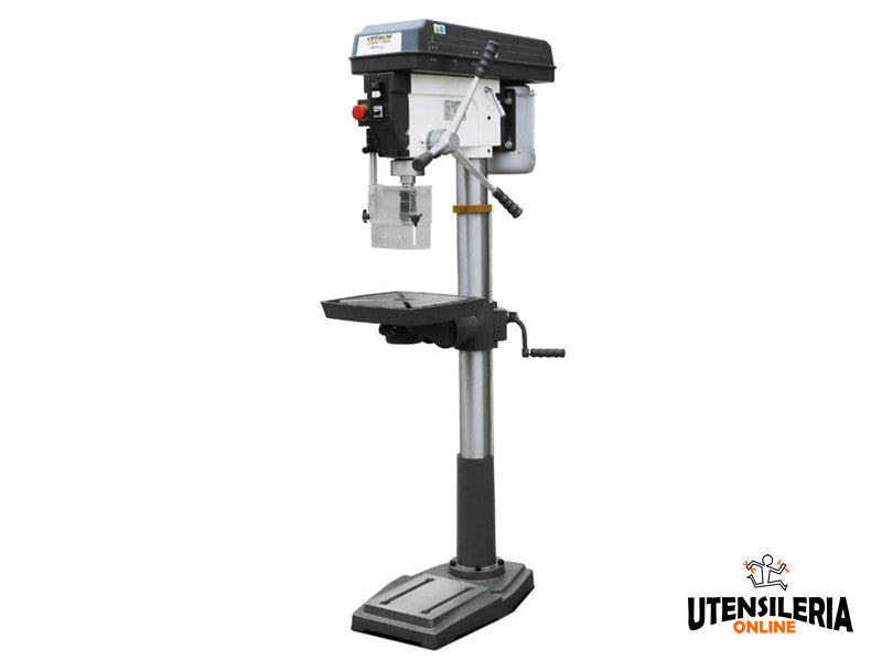 Perceuse à colonne Optimum DQ32 1100W 400V courroie trapézoïdale