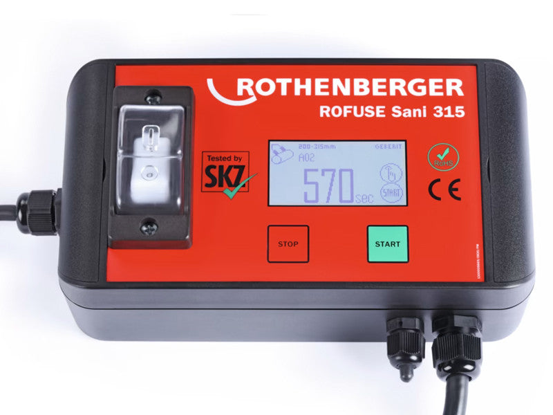 Rothenberger Rofuse Sani 315 Machine à Souder Électrique PE PP 0-315mm