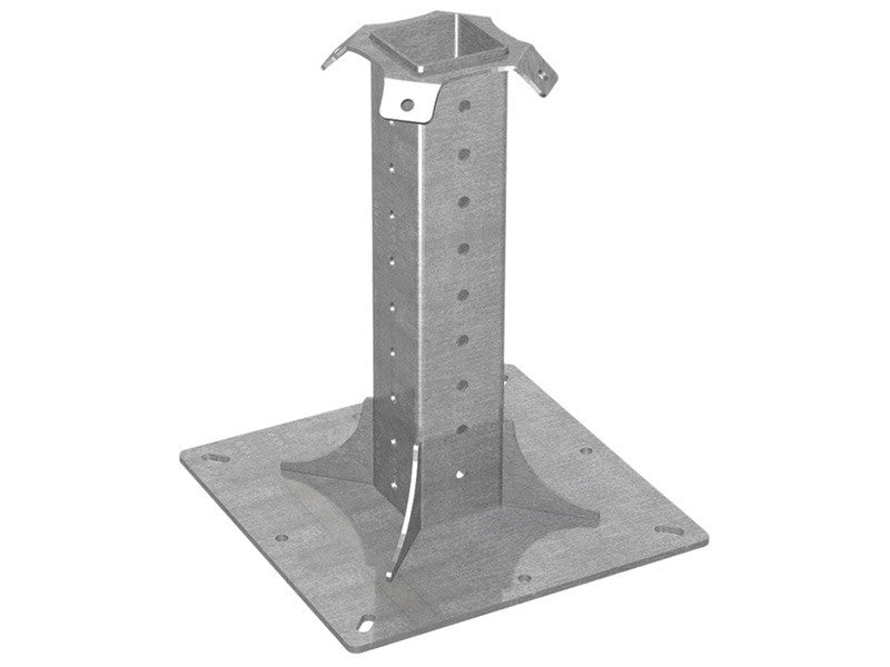Support base télescopique Rego acier galvanisé lignes de vie Type C 500mm