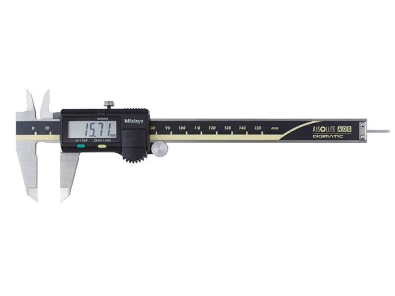 Mitutoyo pied à coulisse numérique AOS Digimatic 0-150 mm jauge ronde molette de guidage