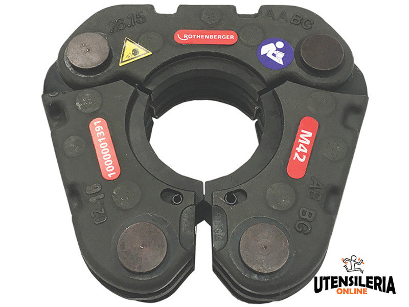 Rothenberger Mâchoires à Anneau Standard M42 pour Sertissage Raccords 42-54mm